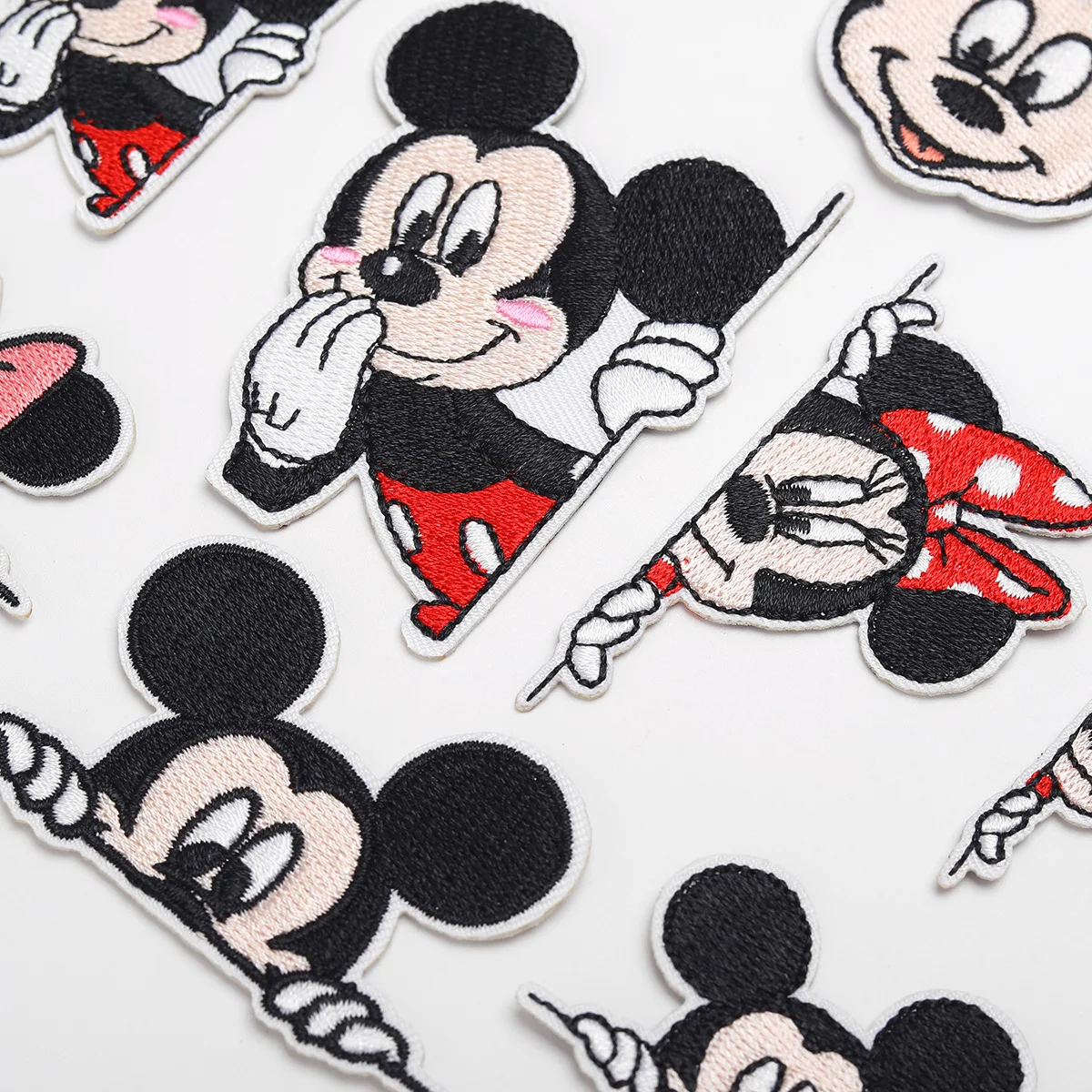 Minnie Mickey Mouse Disney Patches Iron on Patches For Decor Sew Clothes Jeans Cartoon Embroidered DIY Coat Applique - Image 2