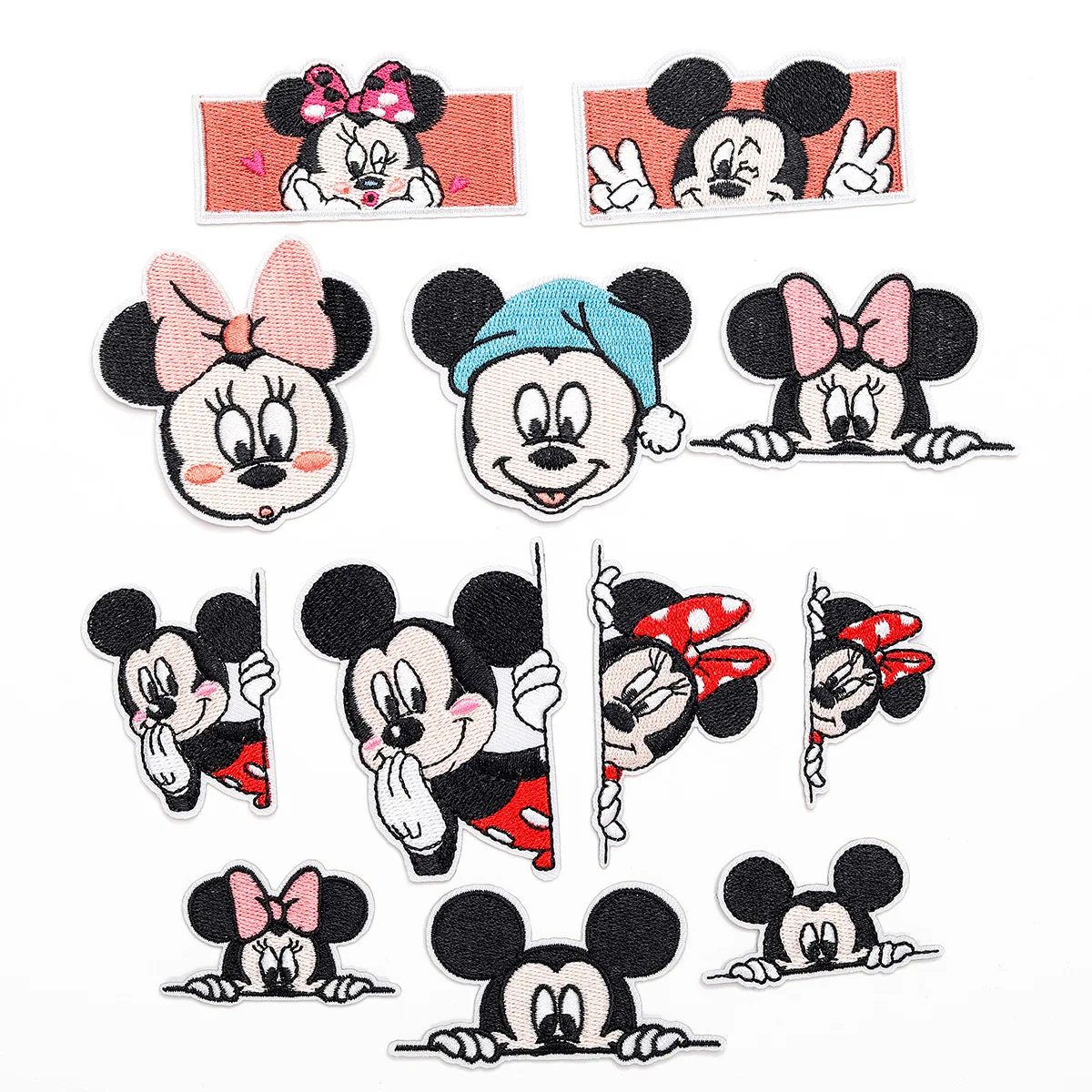 Minnie Mickey Mouse Disney Patches Iron on Patches For Decor Sew Clothes Jeans Cartoon Embroidered DIY Coat Applique - Image 3